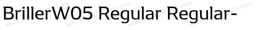 BrillerW05 Regular Regular字体转换